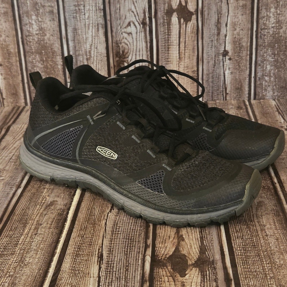 Sz 9 Wide Womens Keen Terradora II Black Mesh Waterproof Hiking Trail Shoes - Picture 3 of 8